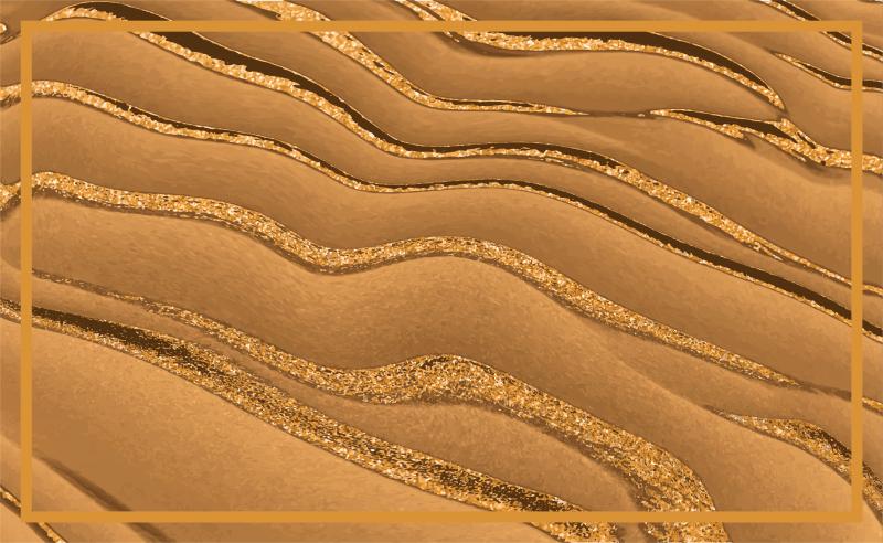 Golden Wave Pattern texture vinyl carpet - TenStickers