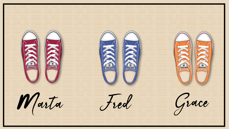 Custom sneakers collection entrance hall vinyl carpet - TenStickers