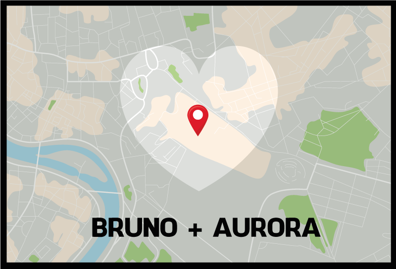 Personalized map location custom vinyl carpet - TenStickers