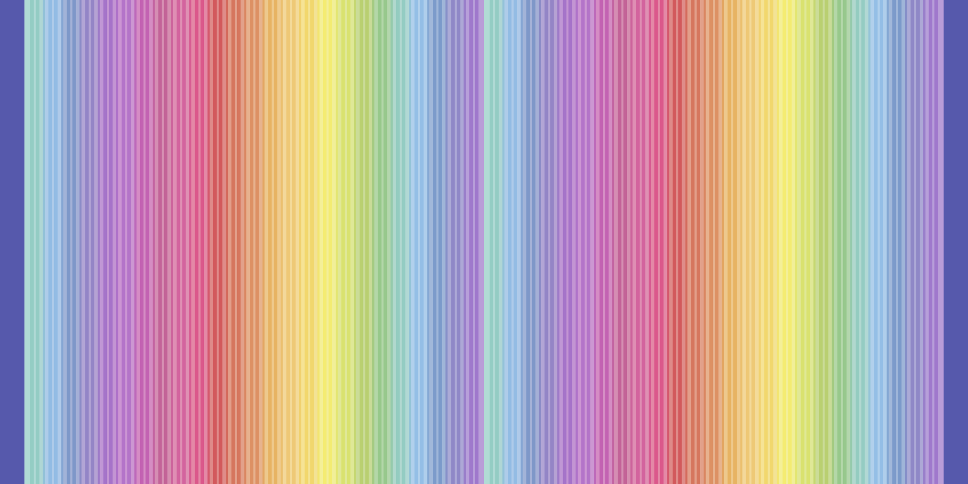 Colorful rainbow effect striped vinyl carpet - TenStickers