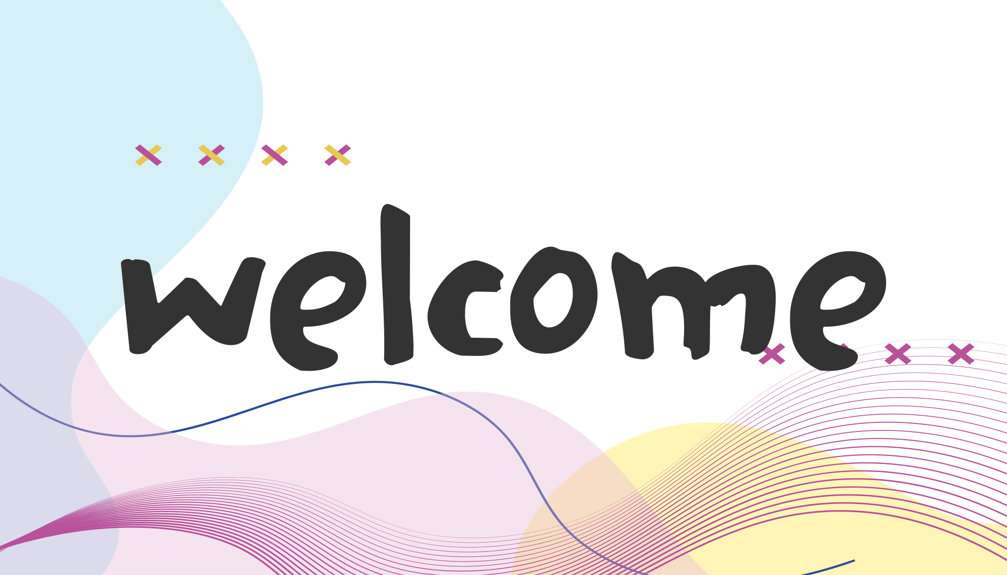 Modern abstract welcome entrance hall vinyl carpet - TenStickers