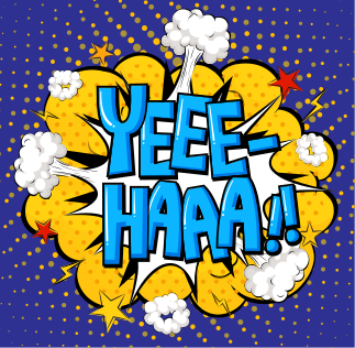 Comic action burst teen vinyl carpet - TenStickers