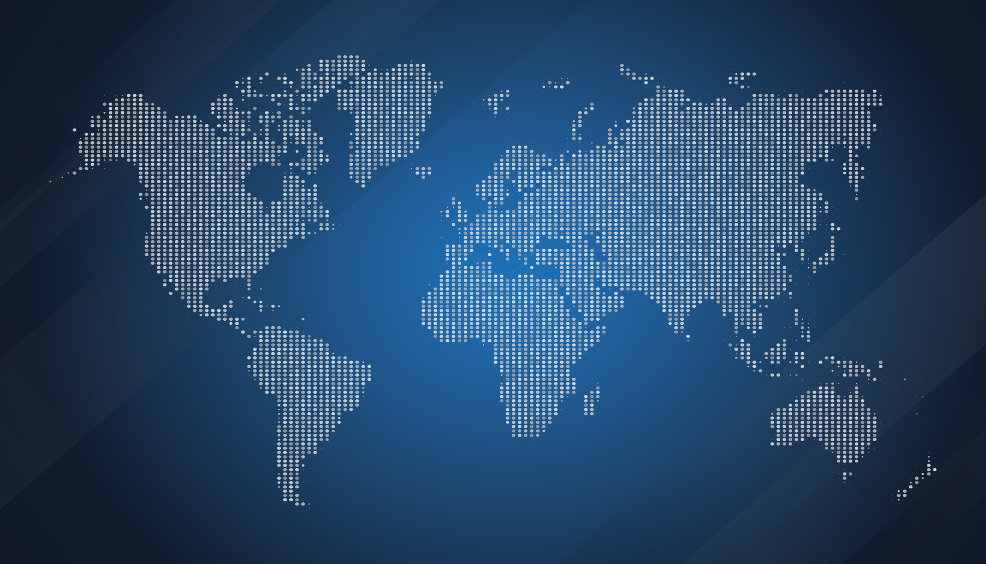 Blue graphic design world map vinyl carpet - TenStickers