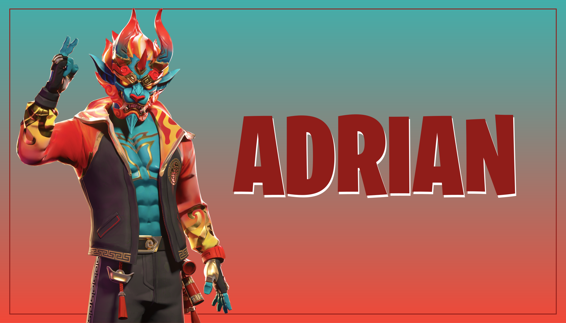 Gaming character with name teen vinyl carpet - TenStickers