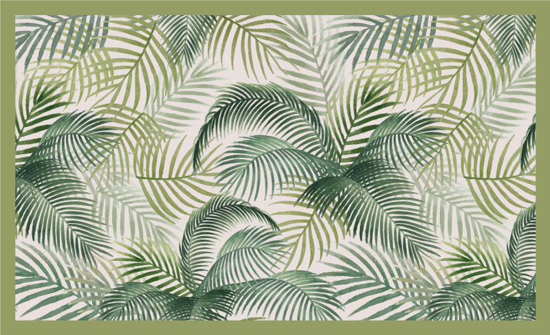 Lush Greenery nature vinyl carpet - TenStickers