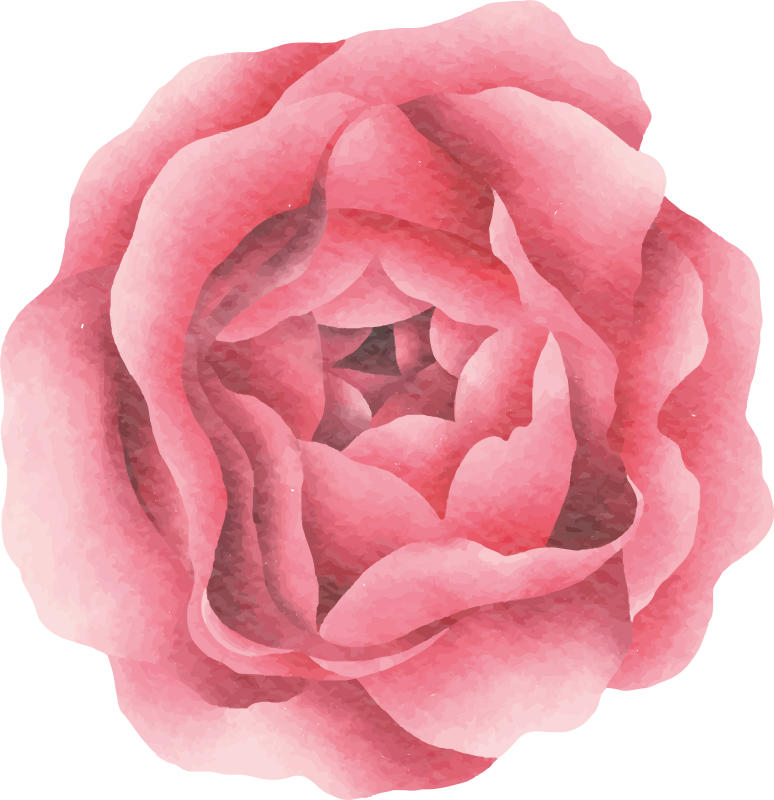 Blush Pink Bloom floral vinyl carpet - TenStickers