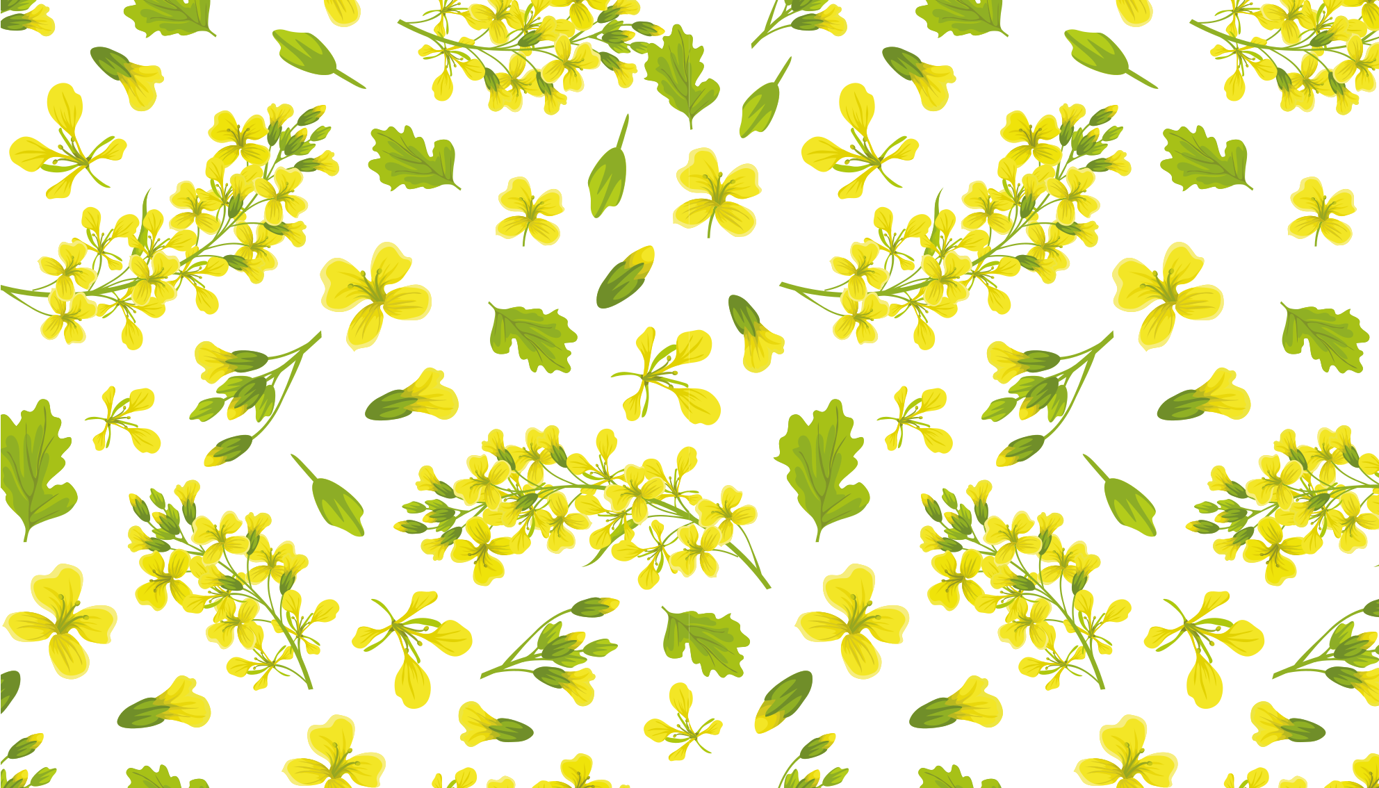 Botanical Joy floral vinyl carpet - TenStickers