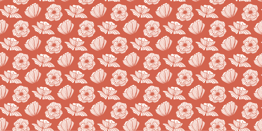 Botanical Component floral vinyl carpet - TenStickers