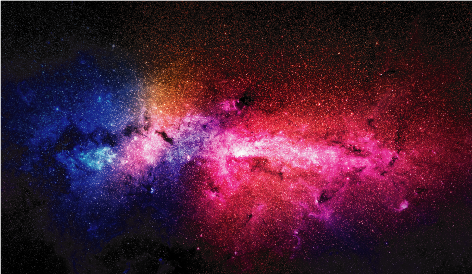 Galactic Color Burst star vinyl carpet - TenStickers