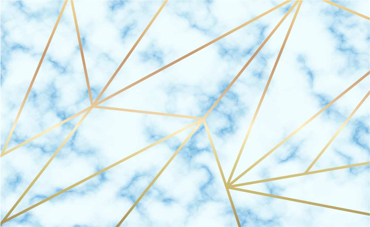 Stylish Geometric Motif marble vinyl carpet - TenStickers