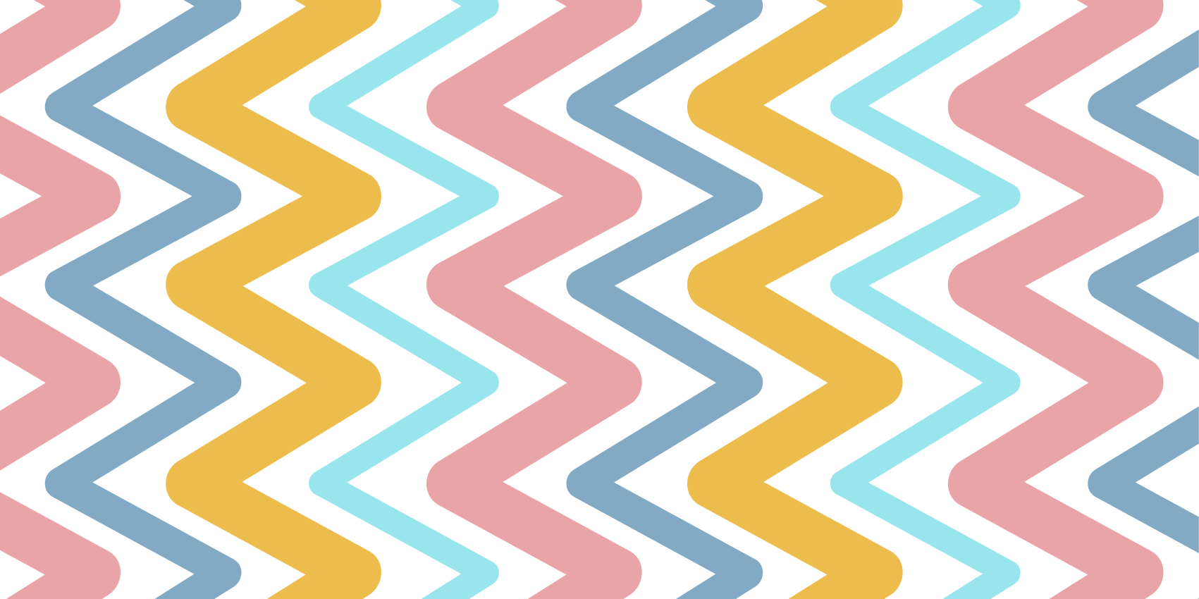 Lively Zigzag Concept geometric vinyl carpet - TenStickers