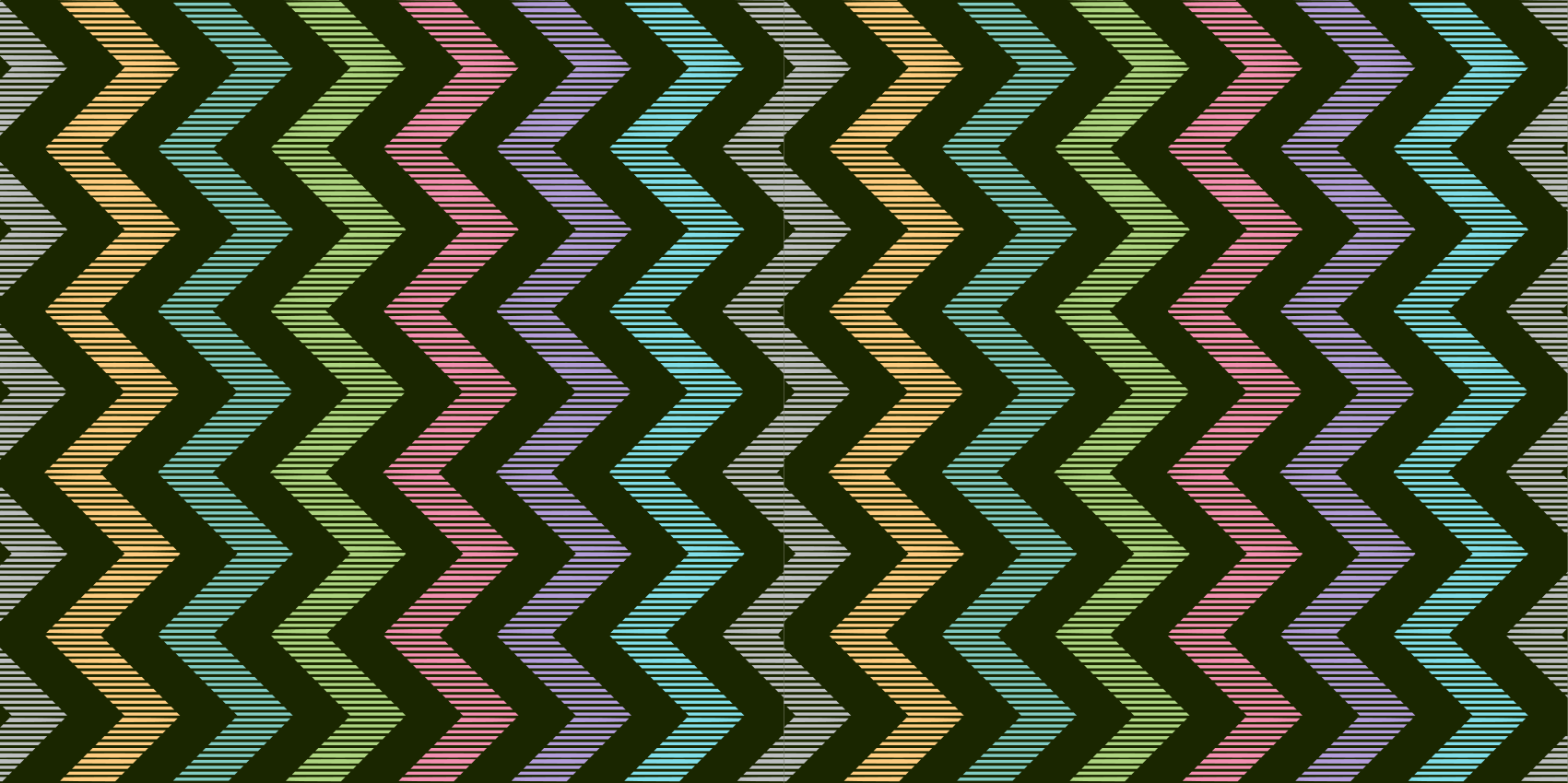 Colorful Zigzag Pattern striped vinyl carpet - TenStickers