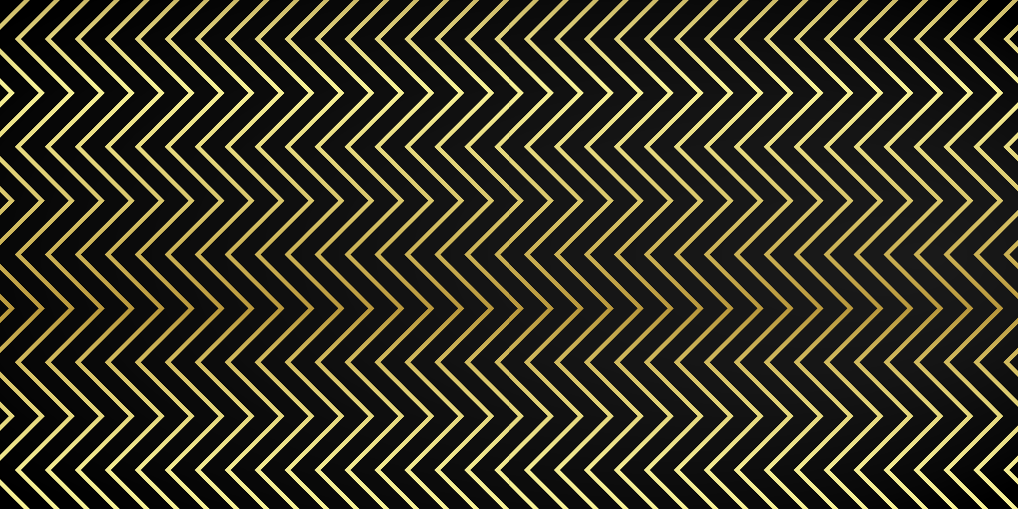 Chevron golden motif geometric vinyl carpet - TenStickers