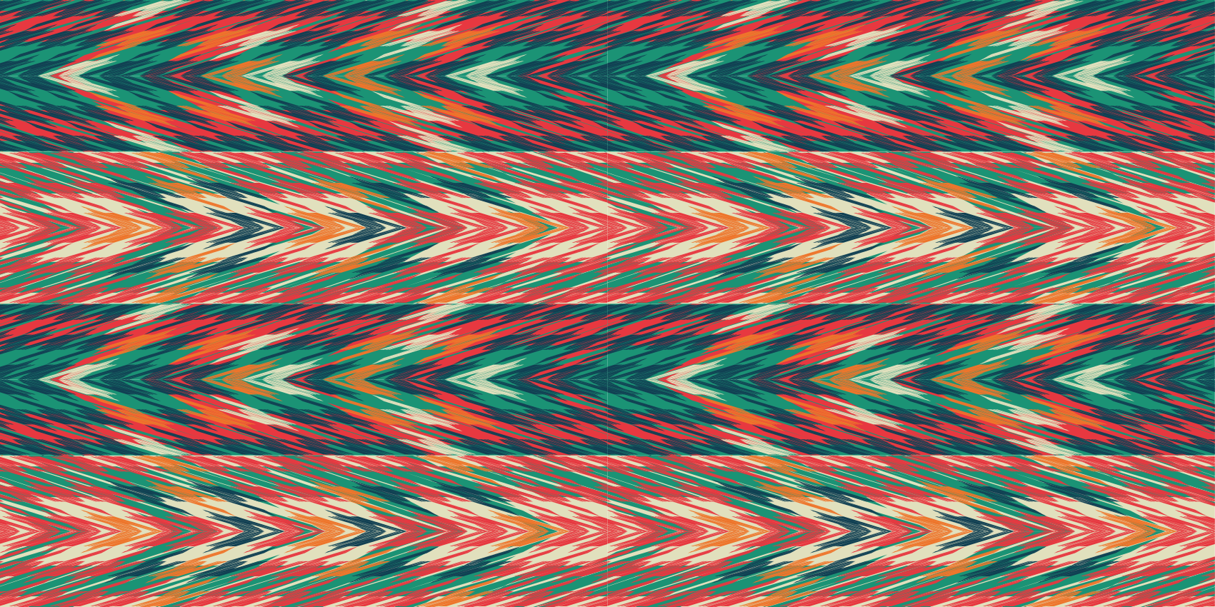 Dynamic colour waves striped vinyl carpet - TenStickers