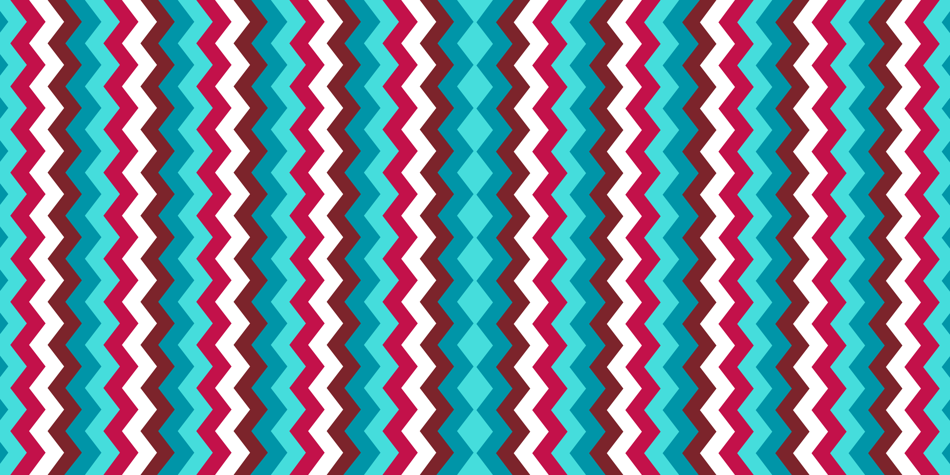 Zigzag Wave Pattern geometric vinyl carpet - TenStickers