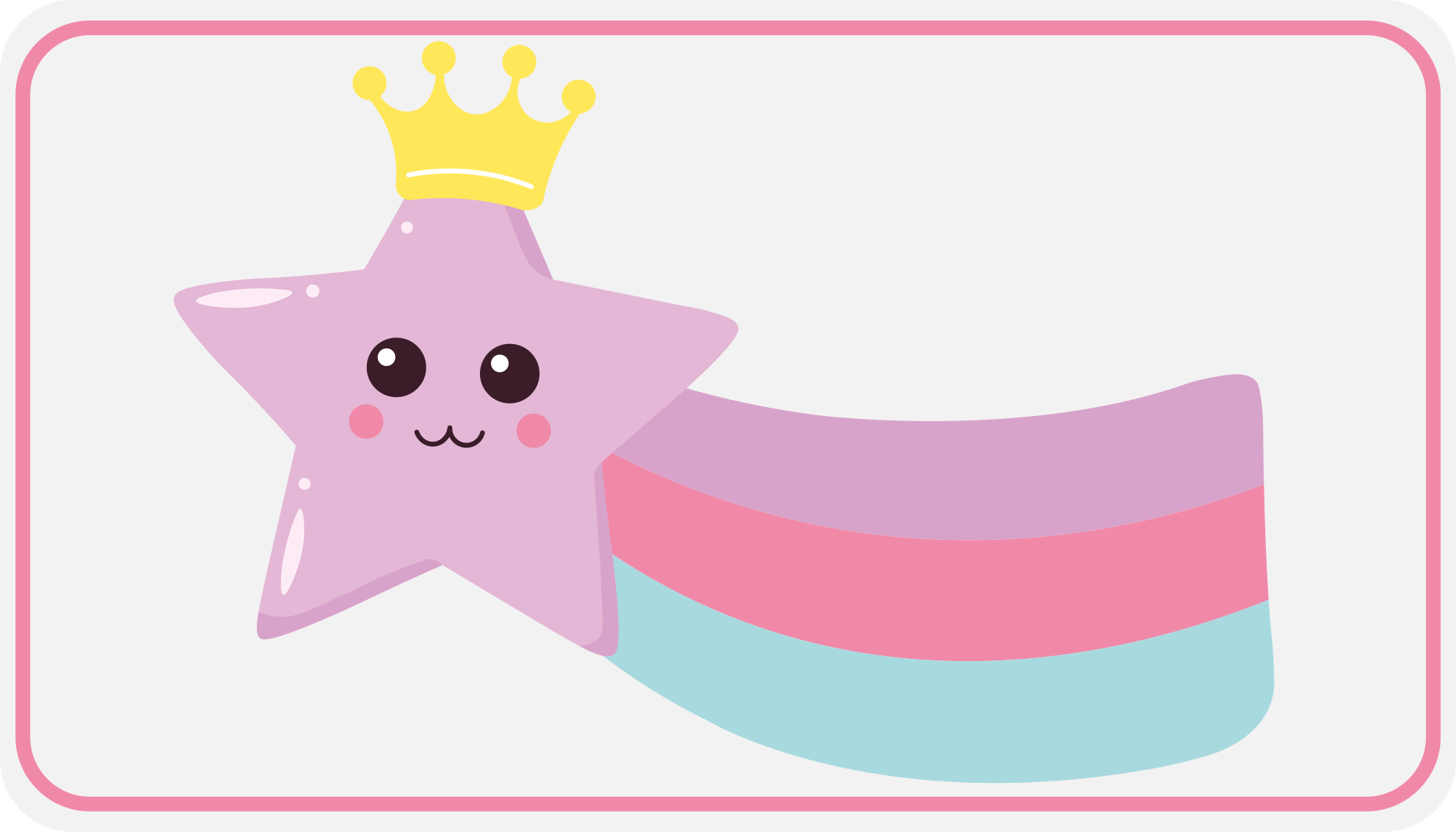 Starry Crown Charm kids vinyl carpet - TenStickers