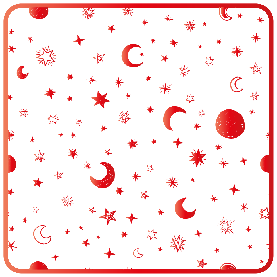 Star vinyl carpet celestial elements - TenStickers