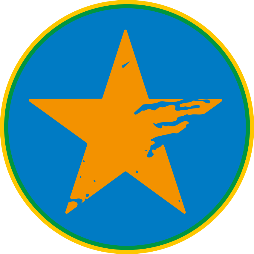 Blue Star Accent kids vinyl carpet - TenStickers