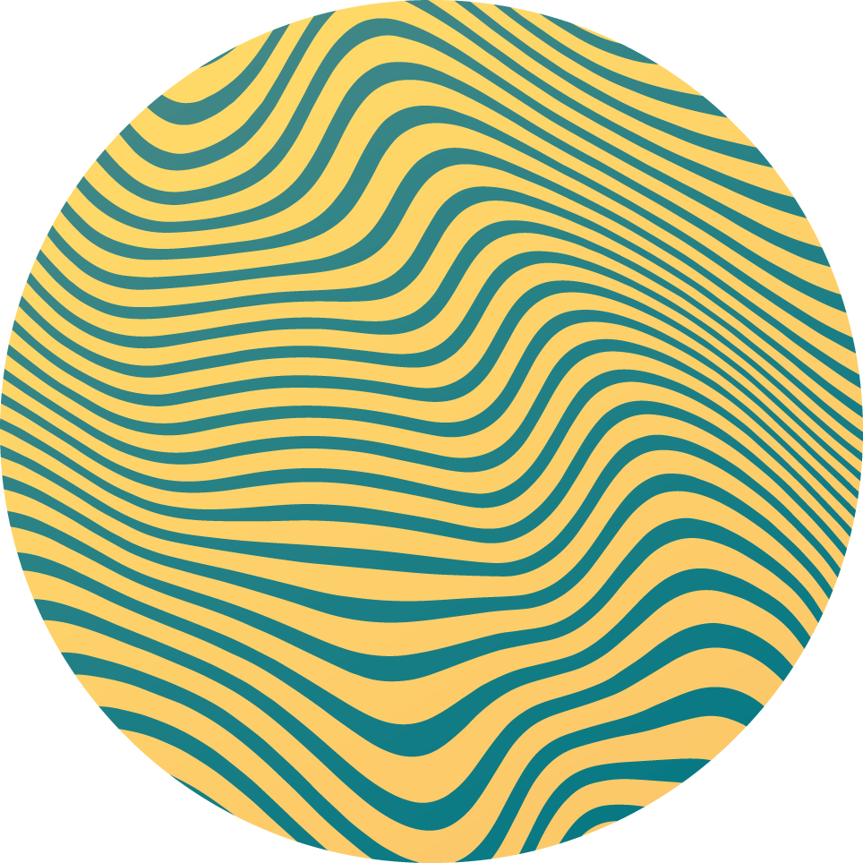 Curvy Line Concept striped vinyl carpet - TenStickers