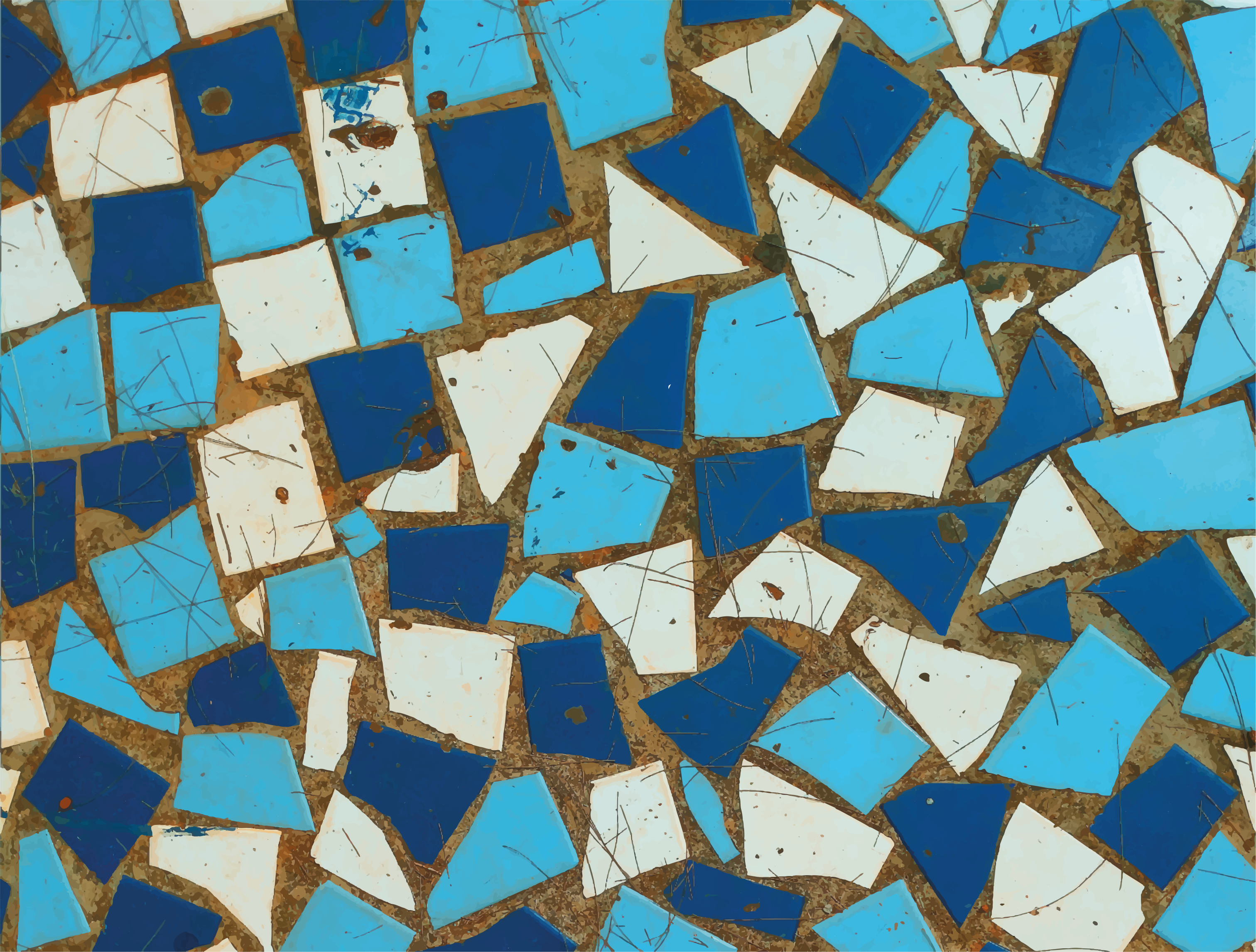 Mosaic vinyl carpet mosaic tile designs - TenStickers