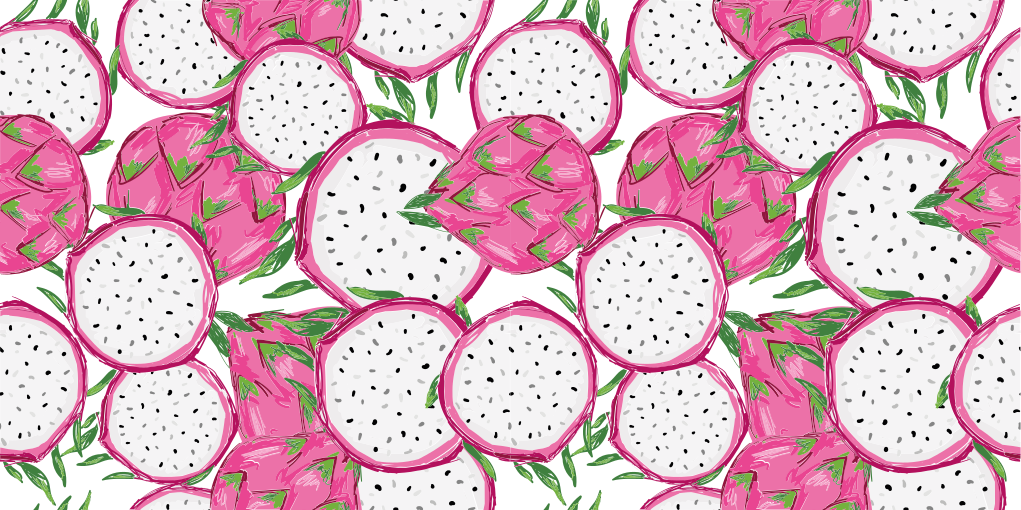 Tropical Fruit Concept kitchen vinyl carpet - TenStickers