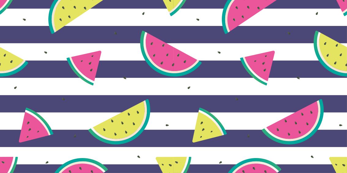 Colorful Watermelon Pattern kitchen vinyl carpet - TenStickers