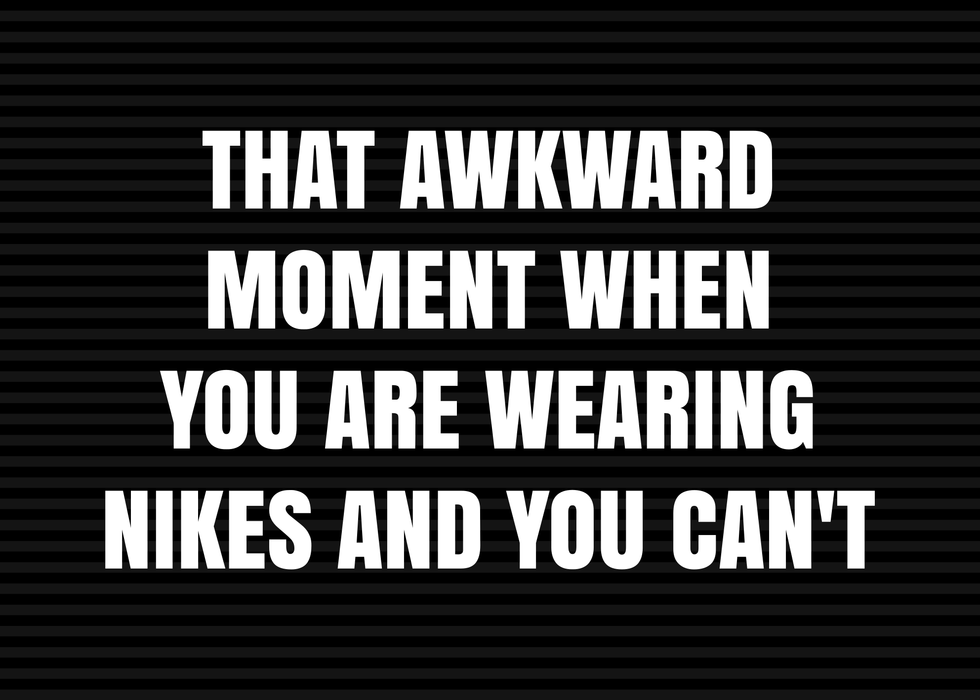 Awkward nike moment custom vinyl carpet - TenStickers