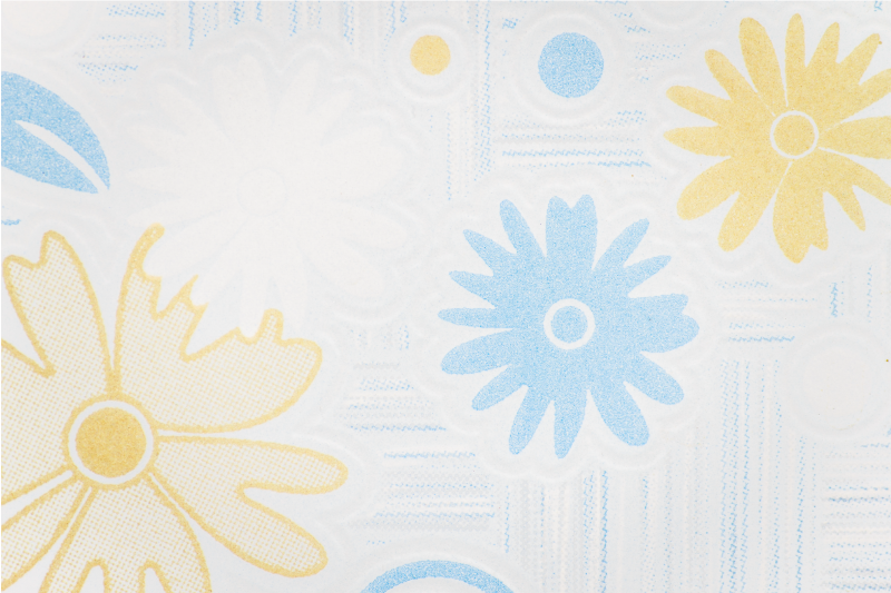 Floral elements floral vinyl carpet - TenStickers