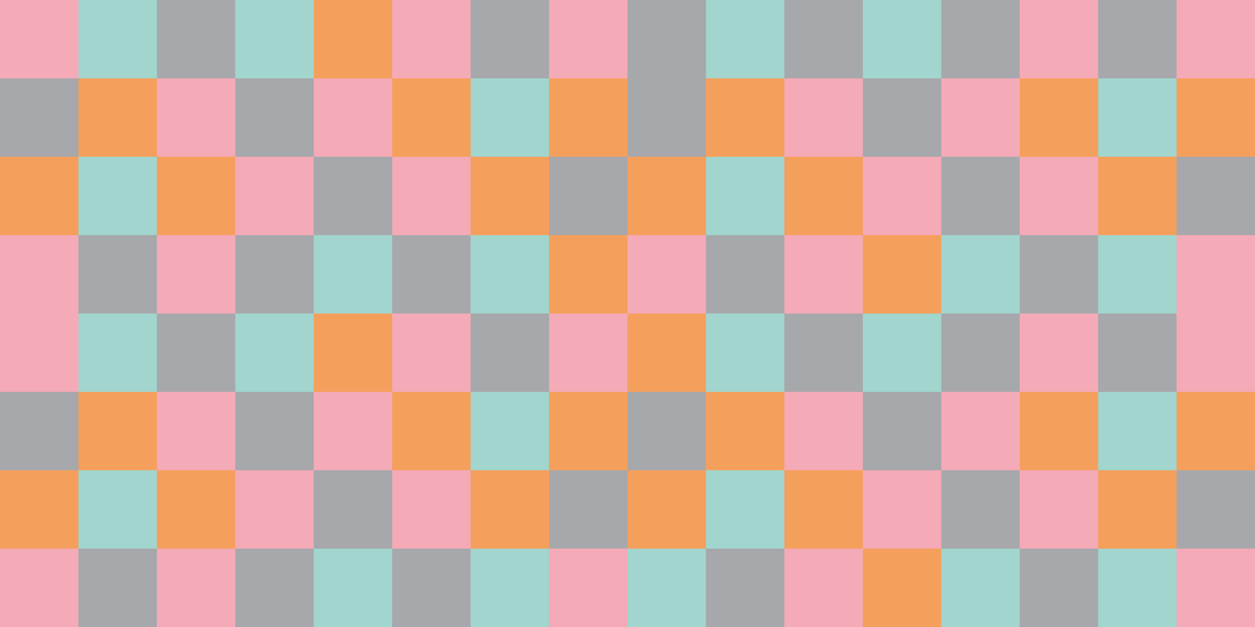 Colorful checkerboard geometric vinyl carpet - TenStickers