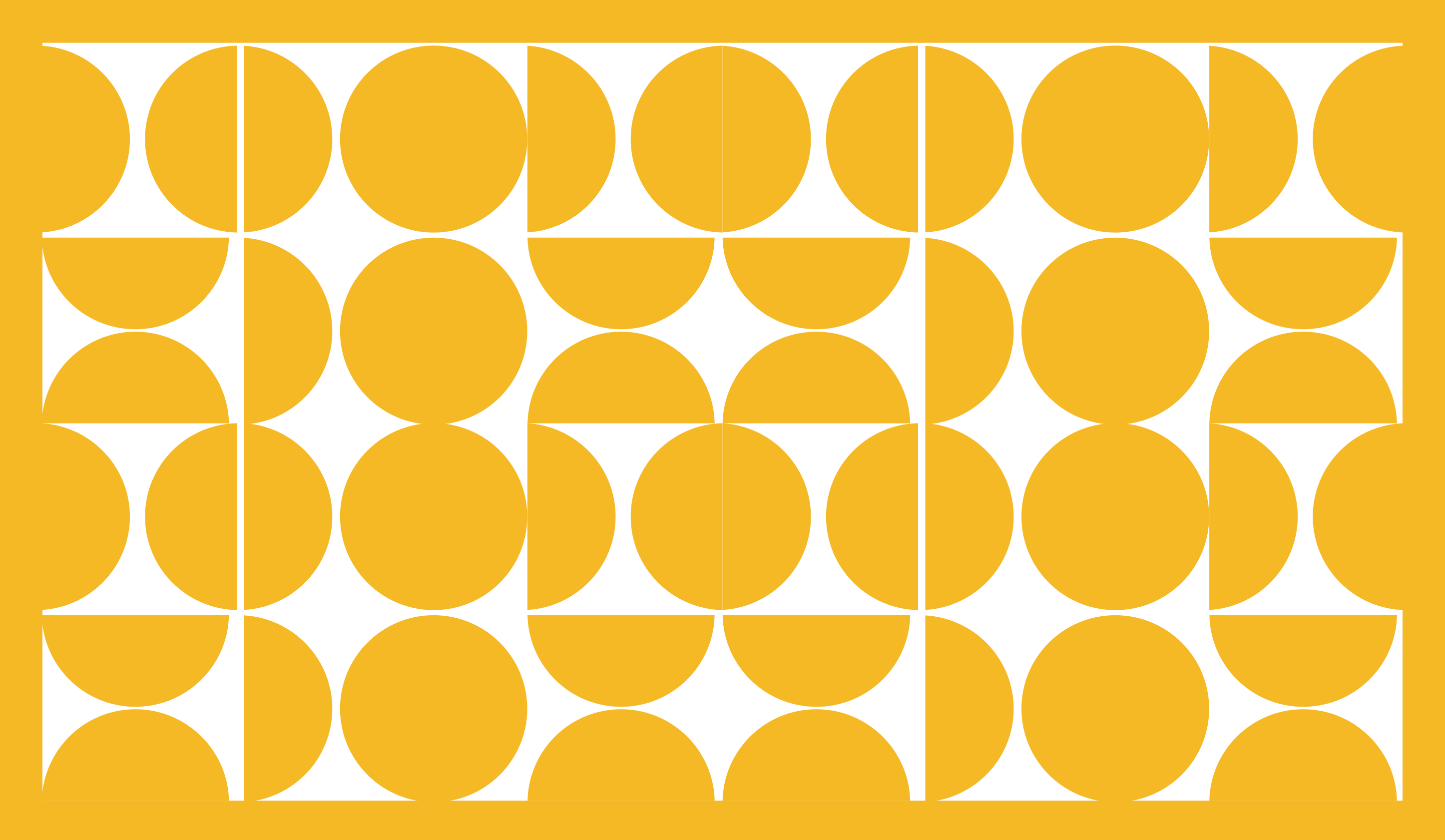 Yellow Circle Pattern geometric vinyl carpet - TenStickers
