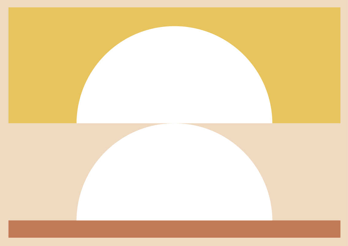 CIRCULAR MINIMALISM minimalist vinyl carpet - TenStickers