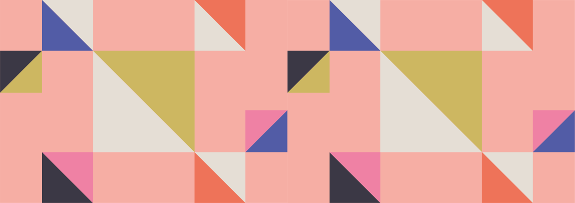 Modern triangles geometric vinyl carpet - TenStickers