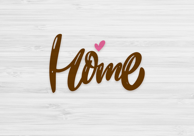 Wooden home with heard entrance hall vinyl carpet - TenStickers