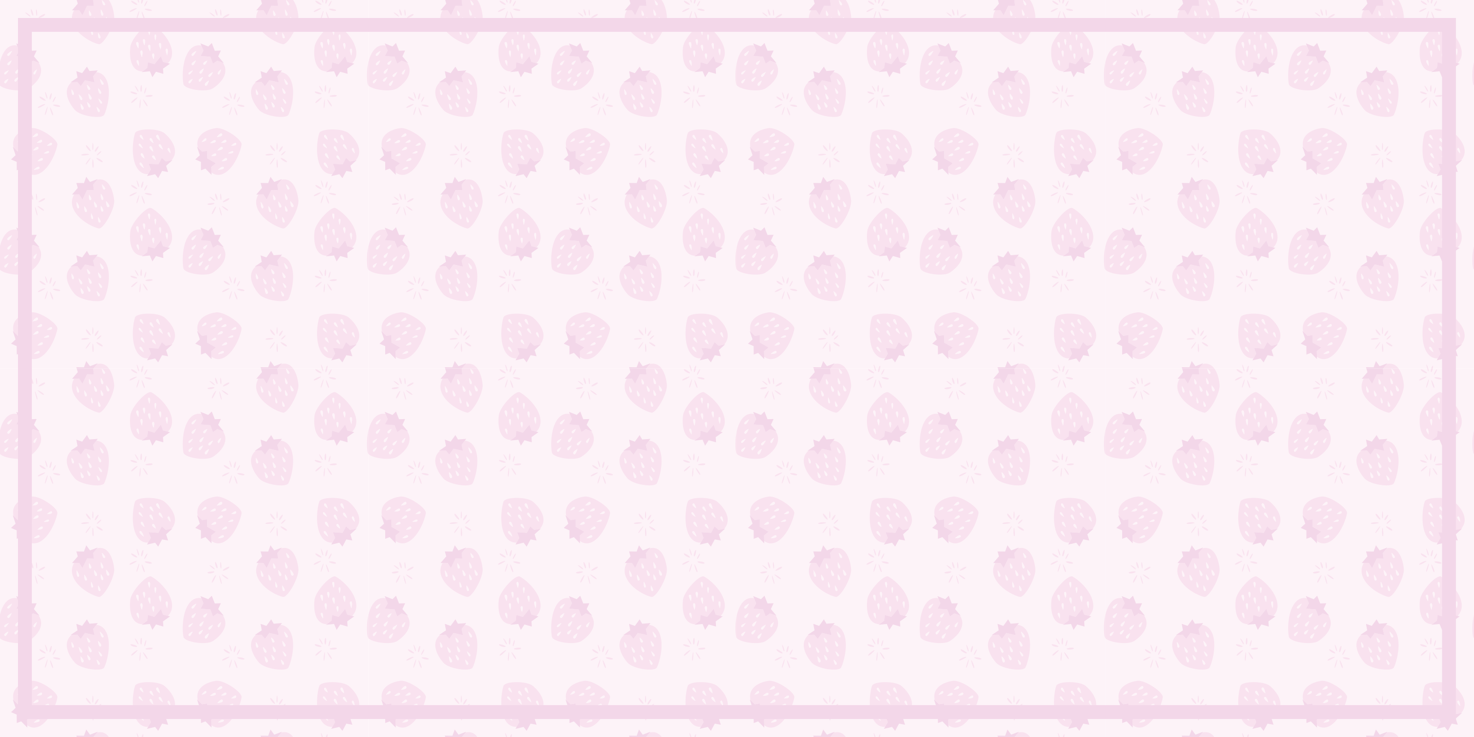 Pink Strawberry Pattern kitchen vinyl carpet - TenStickers