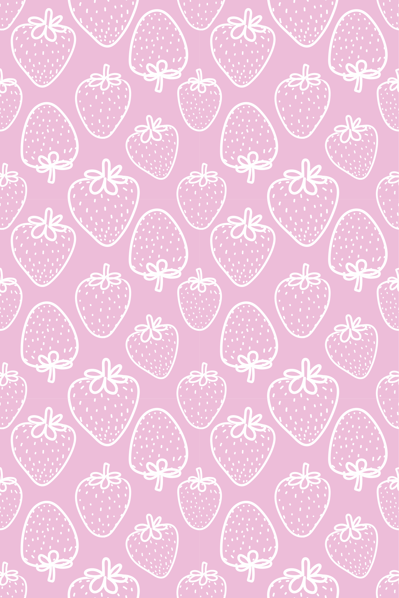 Strawberry Motif kitchen vinyl carpet - TenStickers