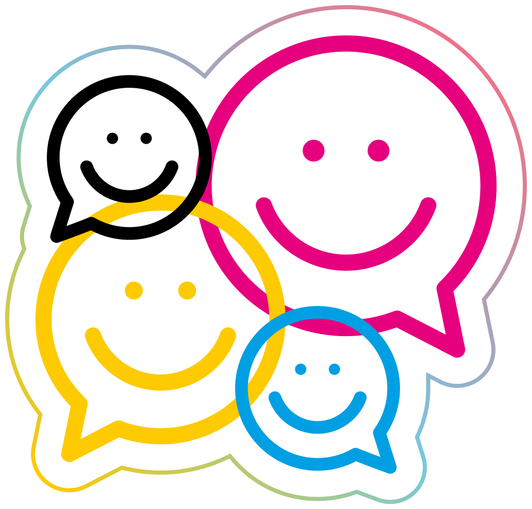 Smiley Face Collection teen vinyl carpet - TenStickers