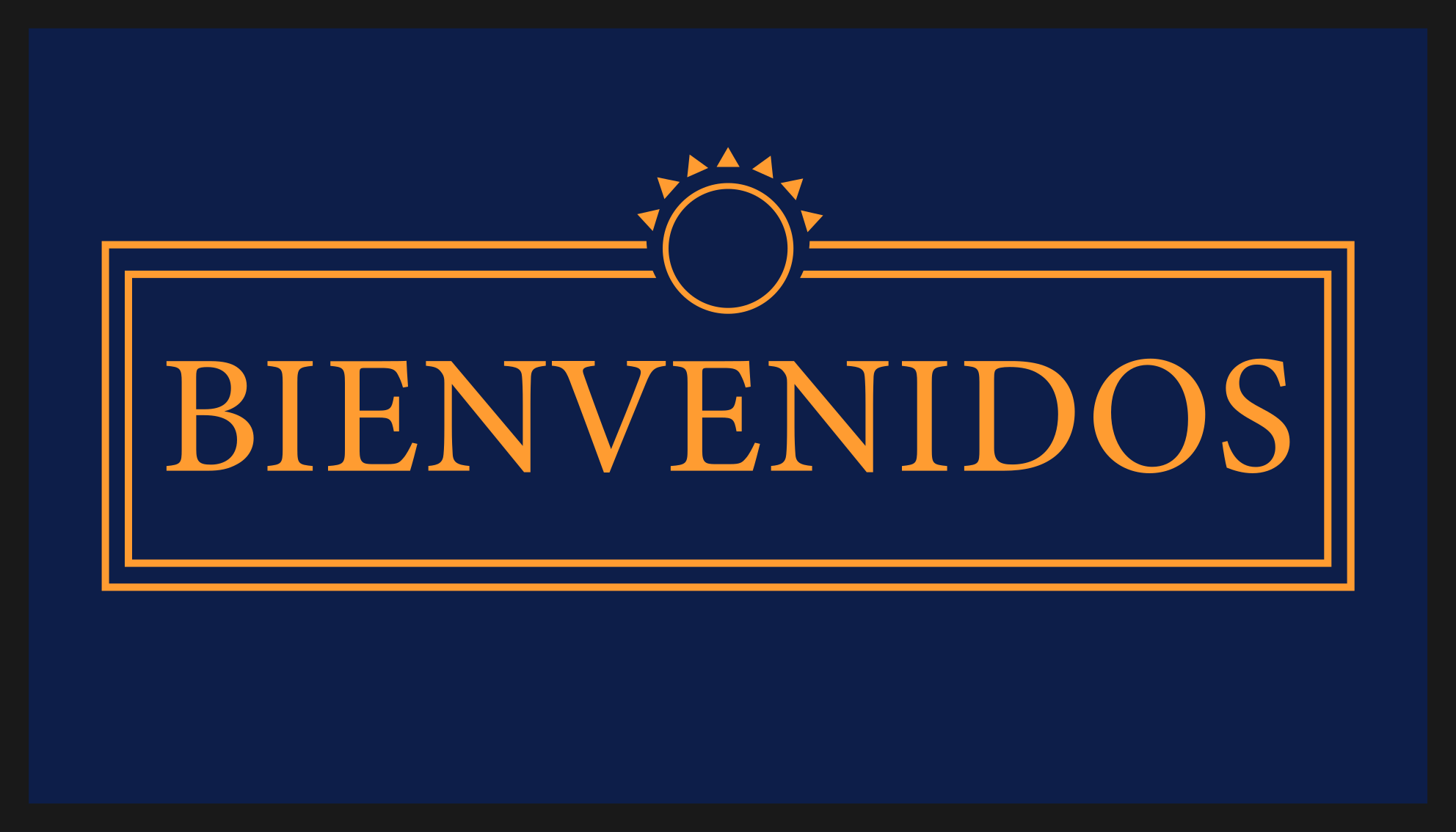 GREETING MESSAGE modern vinyl carpet - TenStickers