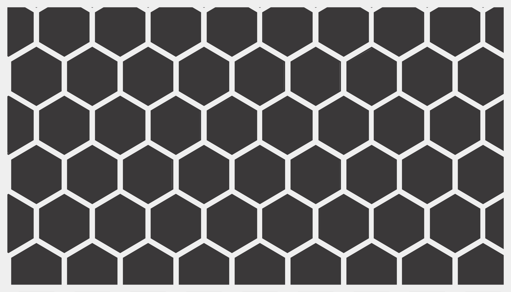 Geometric vinyl carpet hexagonal pattern - TenStickers