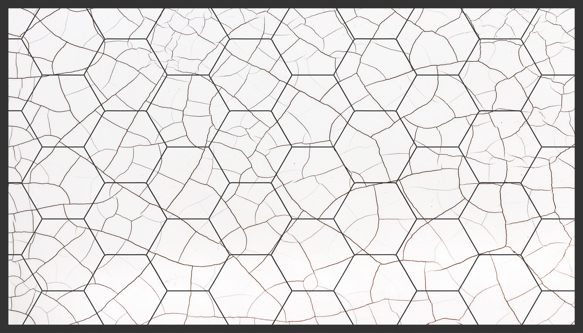 Cracked Stone Pattern geometric vinyl carpet - TenStickers