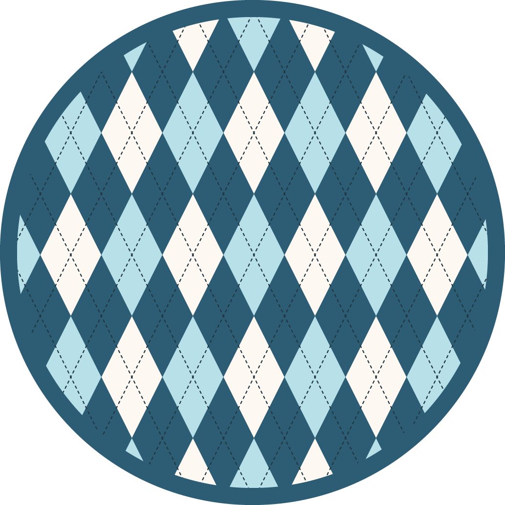 Diamond Pattern Elegance geometric vinyl carpet - TenStickers