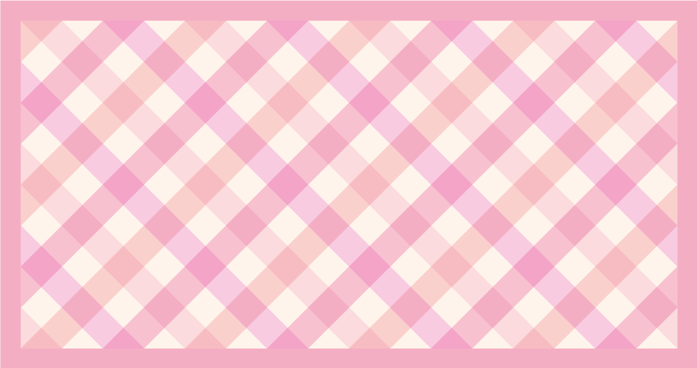 Pink Checkered Pattern striped vinyl carpet - TenStickers