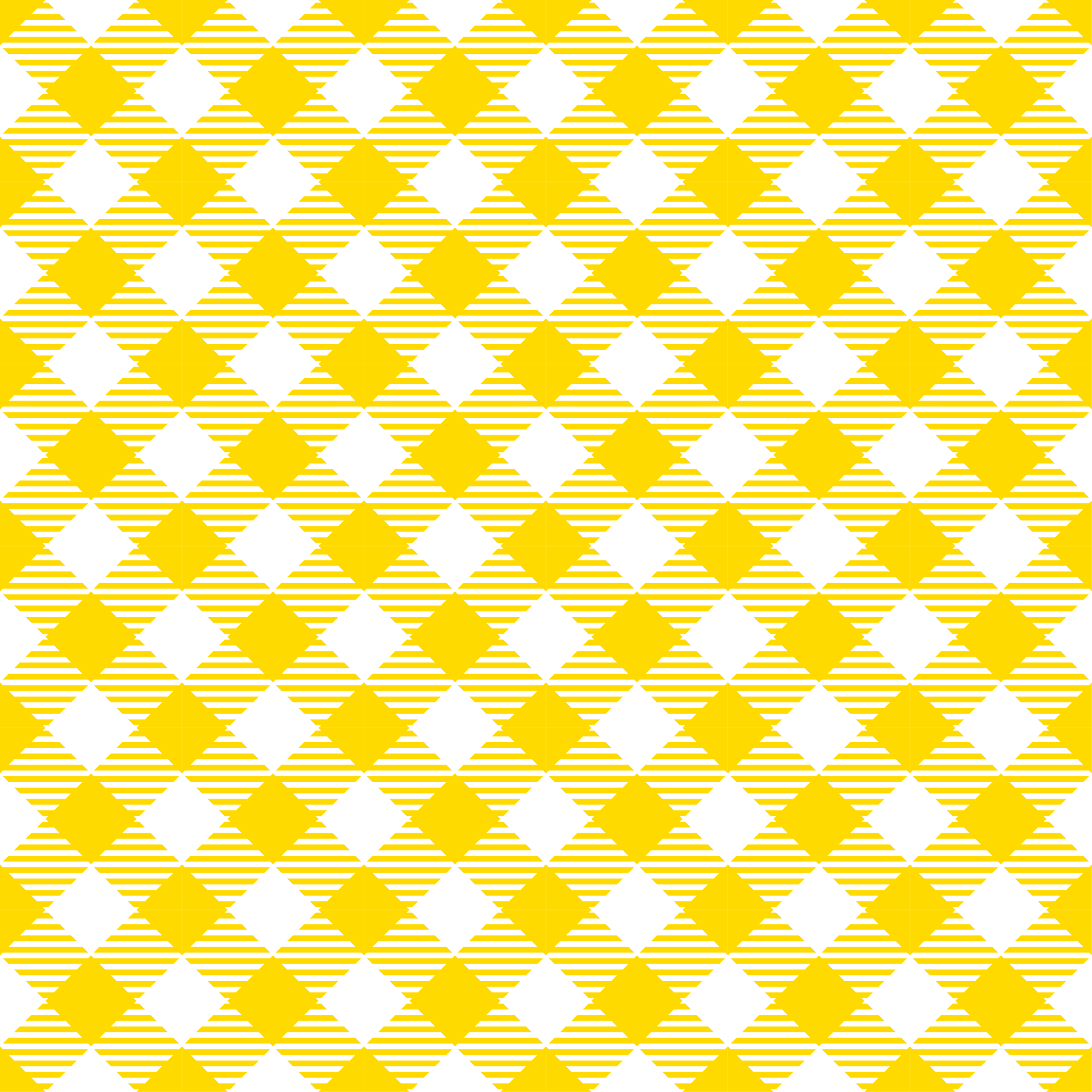 Yellow Diamond Pattern striped vinyl carpet - TenStickers