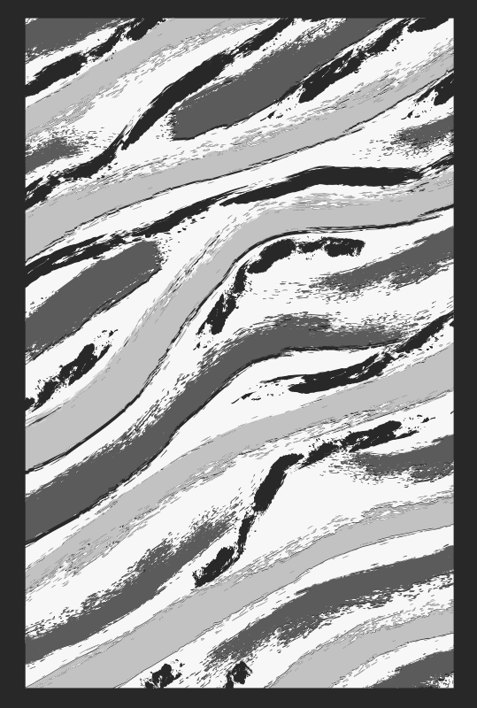 Stylish Zebra Stripes animal print vinyl carpet - TenStickers