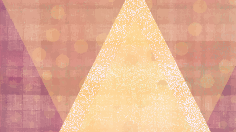 Triangular Color Scheme geometric vinyl carpet - TenStickers