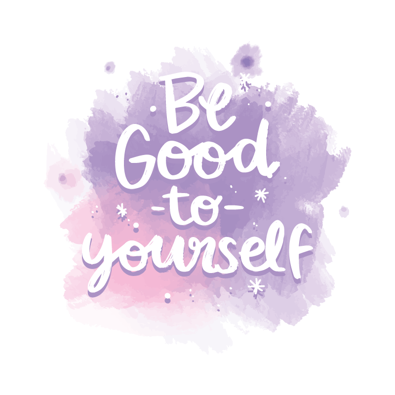 Be kind to yourself custom vinyl carpet - TenStickers