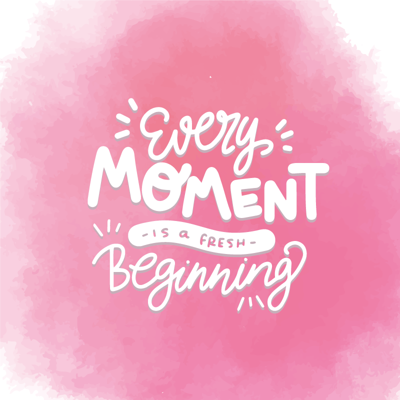 Every Moment Fresh custom vinyl carpet - TenStickers