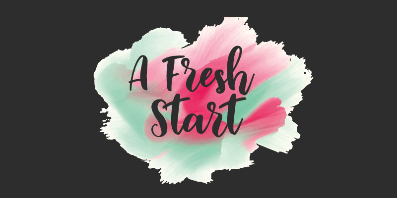 A Fresh Start custom vinyl carpet - TenStickers