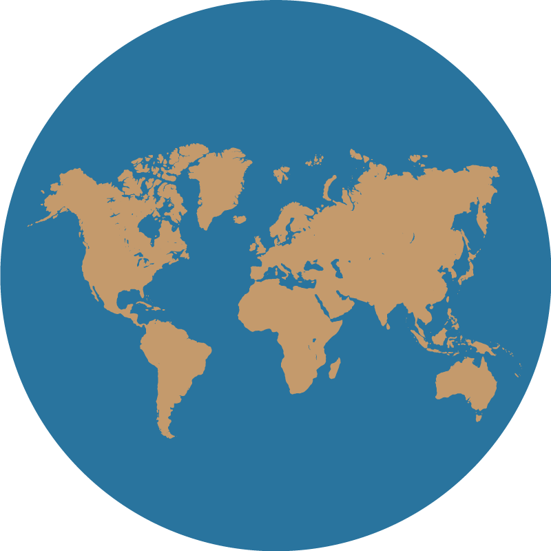 Geographic Discovery world map vinyl carpet - TenStickers