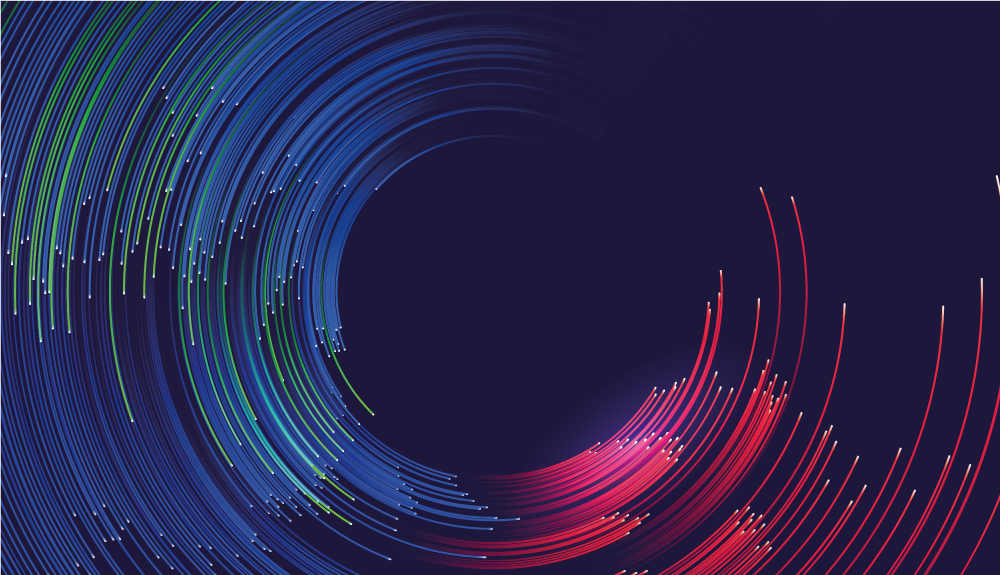 Swirling Color Waves modern vinyl carpet - TenStickers