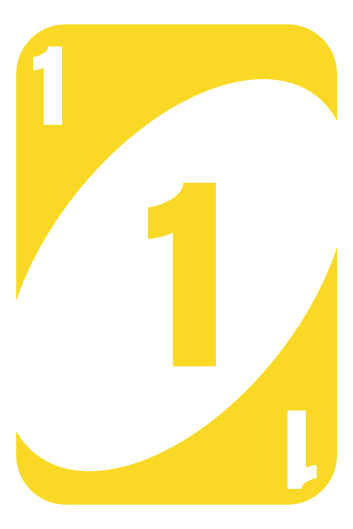 Yellow Number One game vinyl carpet - TenStickers